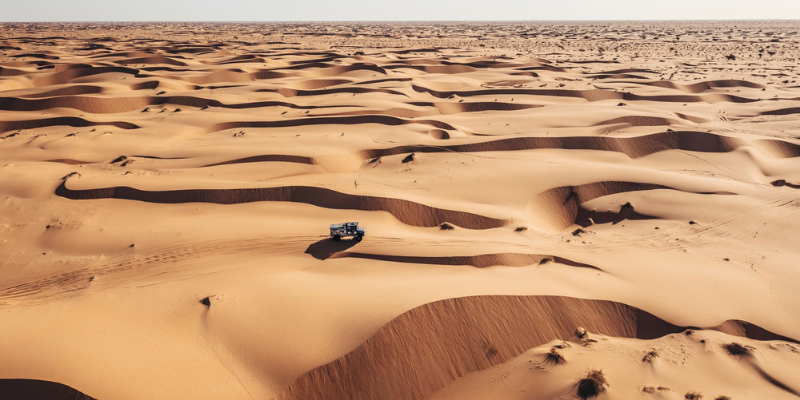 Dunes de sable et paysages désertiques du Maroc